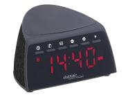 auvisio Digitaler Bluetooth-FM-Radiowecker mit QI Wireless Ladegerät (5 Watt)