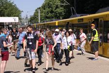 VVS zieht Halbzeitbilanz zum Kirchentag: Verkehrskonzept bewährt sich