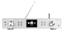 VR-Radio Digitaler WLAN-HiFi-Tuner IRS-711.HiFi mit Internetradio, DAB+, UKW, MP3, Alu-Optik