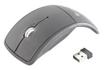 GeneralKeys Optische Funk-Klappmaus FD-16.b, 1.600 dpi, schwarz oder weiß