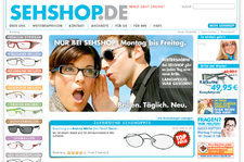 Jetzt jeden Tag eine neue Brille bei SEHSHOP.DE