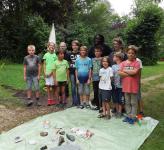 Ferienworkshop mit dem Bildhauer Michael Kasavinge aus Simbabwe