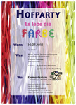 Hofparty im Elementarium: Es lebe die Farbe!
