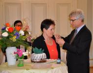 40 Jahre im Klinikum Christophsbad: Dienstjubiläum von Beate Hammel