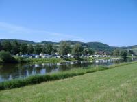 Unterwegs mit dem eigenen Bett mit Blick auf die Weser oder in die Natur