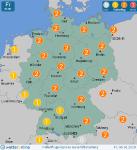 Vorschau für den Pollenflug am Wochenende