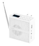 VR-Radio Steckdosenradio MPS-800.bt mit DAB+/FM, Bluetooth, USB, Freisprecher & Akku, 6 Watt