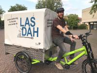 Umweltschonender Transport mit dem Fahrrad