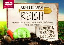 NADLER Sommerpromotion "Ernte Dich Reich" - Originelles Gewinnspiel kurbelt den Abverkauf an