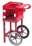 Rosenstein & Söhne Profi-Popcorn-Maschine "Cinema" mit Rollwagen im Retro-Design