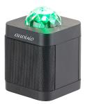auvisio Bluetooth-Lautsprecher mit 5 Watt und 3-farbigem Disco-Lichteffekt