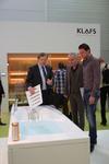 Großer Besuchsmagnet - Torhüter Roman Weidenfeller zu Besuch auf dem KLAFS Messestand auf der Fibo 2013 in Köln