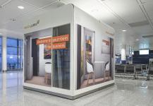 Für die ungestörte Besprechung: Neue "MeetingCab" im Terminal 2 am Münchner Flughafen