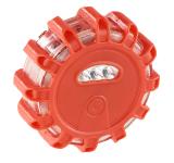 Lescars Rundum-Warnblinkleuchte mit roten & weißen LEDs, 5 Leuchtmodi, 4er-Set