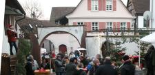 Weihnachtliches Weinambiente