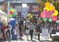Die Karlsruher Innenstadt feiert