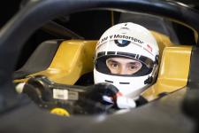 BMW DTM-Fahrer Lucas Auer und Andretti-Youngster Kyle Kirkwood testen den BMW iFE.20 in Marrakesch