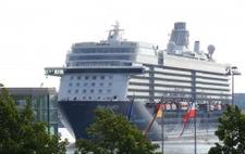 "Mein Schiff 3" erstmals im Kieler Seehafen zu Gast