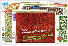 Konzentration am Esstisch: Labyrinth-Tischsets von Inkognito