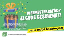 "Jetzt BAföG beantragen!"