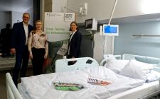 Debüt für den "Grünen Knopf" im Gesundheitswesen