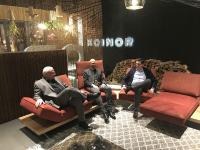 Köln - Besuch aus der Heimat am Koinor Messestand IMM 2019