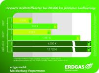 Mit Erdgas einen halben Neuwagen ansparen