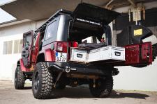 Trocken, warm und sicher schlafen im Jeep Wrangler unlimited
