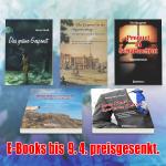Klaras letzter Einkauf, Einbrecher im Schloss und ein scheinbar erholsames Wochenende - Fünf E-Books von Freitag bis Freitag zum Sonderpreis