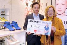17.150€ für kleine Kinder Herzen - Scheckübergabe der HUMANIC Aktion zugunsten der Stiftung Kinderherz