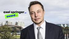 "Große Visionen und absoluter Wille zur Umsetzung": Axel Springer Award geht an Elon Musk