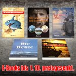 Einen Kaffee für Kobzew, ein Geschenk des Schicksals und ein Dolch von Klaus Störtebeker - Fünf E-Books von Freitag bis Freitag zum Sonderpreis