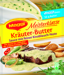 Die neue Maggi Meisterklasse Kräuter-Butter Sauce mit feiner Knoblauch-Note