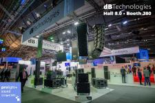 dBTechnologies mit Weltpremieren, Live Demos und Workshops auf Prolight + Sound 2019, Halle 8.0, Stand J80