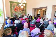 Premierenschaufenster zu Richard O'Briens Musical "The Rocky Horror Show"