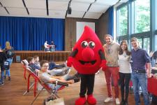 Hohe Beteiligung beim internationalen Blutspendetag 2016 an der Hochschule Worms