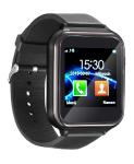 simvalley MOBILE 2in1-Handy-Uhr PW-455 & Smartwatch für Android, Touch-Display, Bluetooth, App