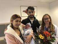 Spätes Neujahrsbaby im Marienhospital Altenessen