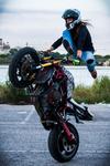 Bike-Stuntshow mit Ninja Kick