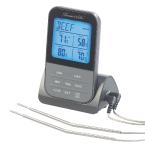 Rosenstein & Söhne Funk-Braten- & Ofenthermometer mit 2 Fühlern & XL-Display, bis 250 °C