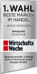 Beste Marke im Handel: Platz 1 für Hansgrohe in der Kategorie Haustechnik