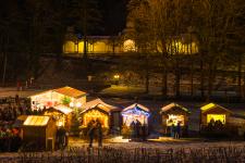 Der Weihnachtsmarkt in Bad Berneck romantischem Kurpark 15. und 16. 12 2018