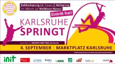 "Karlsruhe springt": Olympisches Flair auf dem Karlsruher Marktplatz