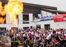 Großes monte mare Cycling-Event zugunsten der Vor-Tour der Hoffnung beim Rheinland-Pfalz-Tag 2020 in Andernach