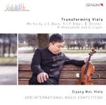 Neuveröffentlichung 6. September "Transforming Viola": Bratschist Diyang Mei spielt Werke von Bach, Biber, Britten, Hindemith und Ligeti