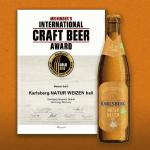 Karlsberg Natur Weizen gewinnt Gold