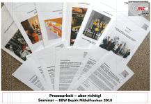 Hörbehinderte Azubis lernen Pressearbeit