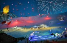 Rettenbachgletscher in Sölden wandelt sich zur historischen Theaterbühne - AQUA DOME bietet die perfekte Kulisse für erste Frühlingstage im Ötztal