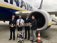 Erfolgreicher Start des Ryanair Erstfluges zwischen Karlsruhe / Baden-Baden (FKB) und Kyiv-Boryspil (KBP)