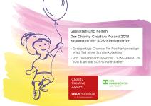 Charity Creative Award 2018: Dritter Kreativ-Award von CEWE-PRINT.de und den SOS-Kinderdörfern weltweit startet